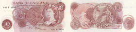 Great Britain 10 shillings 1962-66
Pick# 373c. UNC