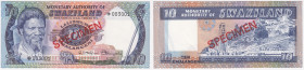 Swaziland 10 emalangeni 1974 - Specimen
UNC