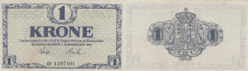 Danish 1 krone 1921
Pick# 12f. VF