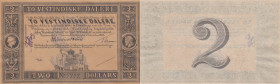 Danish West Indies 2 dalare 1989
Pick# 8r. UNC