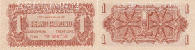 Czechoslovakia 1 koruna 1944 - specimen
Pick# 45s. UNC