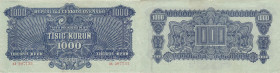 Czechoslovakia 1000 korun 1944 - specimen
Pick# 50s. VF