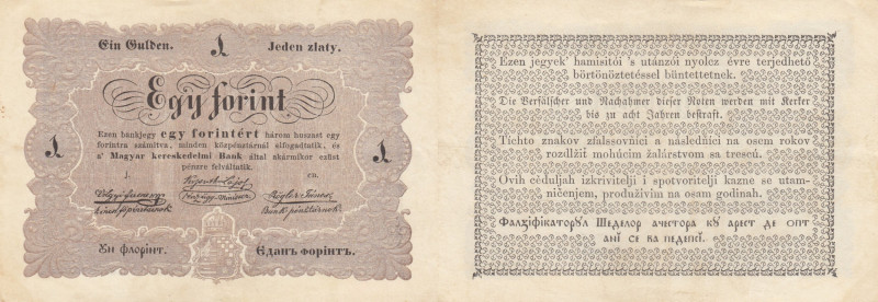 Hungary 1 forint 1848
Pick# S111. VF+