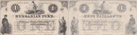 Hungary 1 dollar 1852
Pick# S136rC. AU