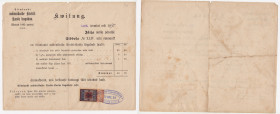 Russia - Estonia - Pärnu receipt 1895
VF