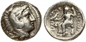 Greece Macedon 1 Tetradrachm Alexander III the Great 336-323BC Amphipolis mint. Struck under Philip III and Alexander IV. Head of Herakles right; wear...