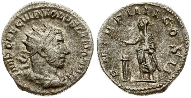 Roman Empire 1 Antoninianus Volusianus 251 - 253 AD. Averse: IMP CAE C VIB VOLVS...