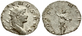 Roman Empire 1 Antoninianus Gallienus 253-268 AD. Averse: GALLIENVS AVG Radiate and cuirassed bust to right. Reverse: ORIENS AVG; Sol standing left; h...