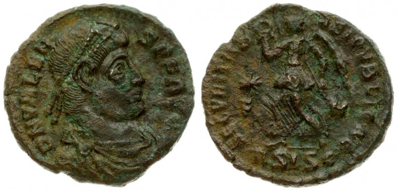 Roman Empire AE17 Valens AD 364 - 378. Siscia Mint. Averse: DN VALENS P F AVG. D...