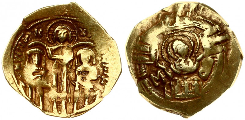 Byzantine 1 Hyperpyron (1303-1320). Andronicus II Paleologus & Michael IX (AD 12...