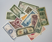 China & World (20 Century) Banknote. Lot of 14 Banknotes