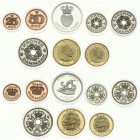 Denmark 25-50 Ore & 1-20 Kroner 2005 Proof Coin Set. In 2005; it was time that The Royal Danish Mint issued a coin set in PROOF quality and also suppl...