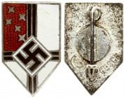 Germany Third Reich Badge RKB (1940). (Reich Colonial League) Membership Badge. A third reich German RKB (Reichskolonialbund/Reich Colonial League) me...