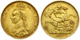 Great Britain 2 Pounds 1887 Victoria(1837-1901). Averse: Bust left wearing small crown and veil. Averse Legend: VICTORIA D:G: BRITT: REG: F:D:. Revers...