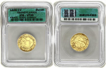 Transylvania 1 Ducat 1606 CV Stephan Bocskai (1605–1606). Averse: Profile bust with C - V at sides and STE BOCH D G HVNG TRAN PRI legend. Reverse: Lio...