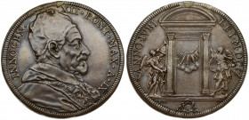 Italy PAPAL STATES 1 Piastra MDCC (1700)-IX Holy Year. Innocent XII(1691-1700). Averse: Bust to right. Lettering: INNOCEN· XII·PONT·MAX·A·IX. Reverse ...
