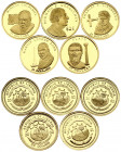 Liberia 25 Dollars (2000-2002) Mikhail S Gorbachev & Charles A Lindbergh & Winston Churchill& Martin Luther King & Plato. Averse: Coat of arms of Libe...