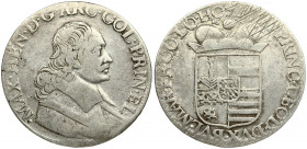Liege 1 Patagon 1670 Maximilian Henry(1650-1688). Averse: Bust of Maximilian Henry right. Averse Legend: MAX • H(EA)N • D • G • ARC • COL • PRIN(C) • ...