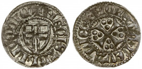 Estonia Livonian Order 1 Artig Reval (1390-1401). Anonymous. Silver; 1.38g. Hal. 6