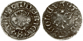 Estonia Livonia 1 Killing (1413-1441) Bishopric of Dorpat. Dietrich IV Resler (1413-1441). Silver; 1.08 g. Haljak 536