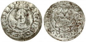 Latvia 1 Solidus 1607 Riga. Sigismund III Waza (1587-1632). Averse: Large S monogram divides date. Averse Legend: SIG III D G REX PO D LI - SOLIDVS CI...