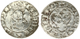 Latvia 1 Solidus 1609 Riga. Sigismund III Waza (1587-1632). Averse: Large S monogram divides date. Averse Legend: SIG III D G REX PO D LI - SOLIDVS CI...