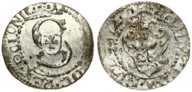 Latvia 1 Solidus 1612 Riga. Sigismund III Waza (1587-1632). Averse: Large S monogram divides date. Averse Legend: SIG III D G REX PO D LI - SOLIDVS CI...