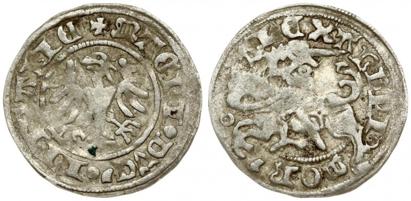 Lithuania 1/2 Grosz (1501-1506) Vilnius. Alexander Jagiellon (1501–1506); Lithua...