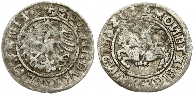 Lithuania 1/2 Grosz 1520 Vilnius. Sigismund I the Old (1506-1548). Averse Letter...
