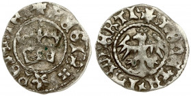 Poland 1/2 Grosz (1492–1501) Krakow. Jan I Olbracht (1492–1501). Averse: Eagle + MONETA ◆ I ◆ ALBERTI. Reverse: Crown; rosette underneath + REGIS X PO...
