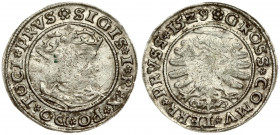 Poland 1 Grosz 1529 Torun. Sigismund I the Old(1506–1548). Averse Lettering: *SIGIS *I* REX *PO* DO* TOCI* PRVS. Reverse Lettering: *GROSS* COMV* TERR...