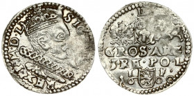 Poland 3 Groszy 1600 Lublin. Sigismund III Vaza(1587–1632). Averse: Crowned bust. Reverse: Value and armorial above legend; date and mintmaster below....