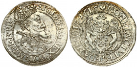 Poland Gdansk 1 Ort 1615 SA Sigismund III Vasa (1587-1632). Averse Lettering: SIGIS III D G REX POL M D L R PRVS. Reverse Lettering: MONETA CIVIT GEDA...