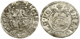 Poland 1/24 Thaler 1615 Bydgoszcz. Sigismund III Vasa (1587-1632). Averse: Crowned shield. Reverse: 24 within orb dividing date. Silver. Gorecki KB.15...