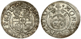 Poland 1/24 Thaler 1616 Bydgoszcz. Sigismund III Vasa (1587-1632). Averse: Crowned shield. Reverse: 24 within orb dividing date. Silver. Gorecki . KM ...