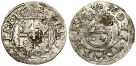 Poland 1/24 Thaler 1616 Bydgoszcz. Sigismund III Vasa (1587-1632). Averse: Crowned shield. Reverse: 24 within orb dividing date. Silver. Gorecki . KM ...