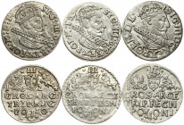 Poland 3 Groszy (1622-1624) Krakow. Sigismund III Vaza(1587–1632). Averse: Crowned bust right. Reverse: Value and armorial above legend; date and mint...