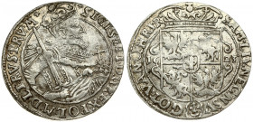 Poland 1 Ort 1623 (PRV: M+) Bydgoszcz. Sigismund III Vasa (1587-1632). Averse: Crowned half-length figure right. Reverse: Crowned shield within fleece...