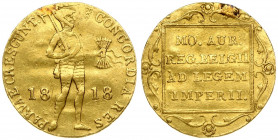 Netherlands 1 Ducat 1818 St Petersburg Mint. Imitating a gold Ducat of Willem I Rare Russia 1 Ducat 1818. Russian Empire time of Alexander I(1801-1825...