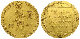 Netherlands 1 Ducat 1841 St Petersburg Mint. Imitating a gold Ducat of Willem I Rare Russia 1 Ducat 1841. Russian Empire time of Nicholas I (1826-1855...