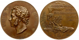 Russia Medal (1899) in memory of the 100th anniversary of the birth of A S Pushkin (for the Imperial Academy of Sciences). St. Petersburg Mint; 1899 M...