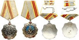 Russia USSR Order of Labor Glory II degree & III degree (1974). The Order of Labor Glory of the II degree differs from the I degree in that the upper ...