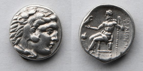 GREEK: Kings of Macedon, Philip III Arrhidaeus, 323-317 BC, AR Drachm (16mm, 4.24g), Lifetime Issue