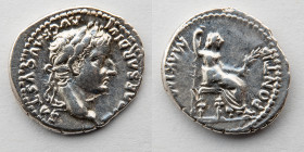 12 CAESARS: Tiberius, AR Denarius, AD 14-37 (20.1mm, 3.70g), Lugdunum Mint, Tribute Penny