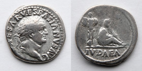 12 CAESARS: Vespasian, AR Denarius, AD 69-79 (3.25g), Judaea Capta