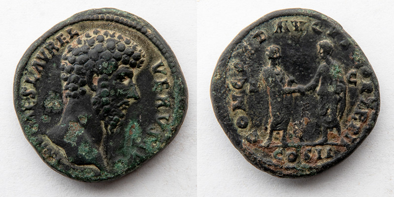 ROMAN EMPIRE: Lucius Verus, 161-169. Sestertius (Orichalcum, 32 mm, 25.35 g, 6 h...