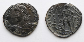 BYZANTINE EMPIRE: Constantius II, AD 337-361, AE Light Maiorina (21mm, 3.2g), Constantinople Mint