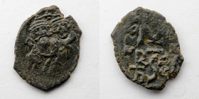BYZANTINE EMPIRE: Heraclius and Heraclius Constantine, AD 610-641 (26mm, 4.5g), Sicilian Mint