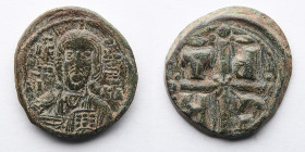 BYZANTINE EMPIRE: Romanus IV Diogenes, AE Follis, AD 1068-1071 (25mm, 9.3g)