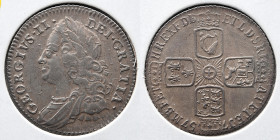 GREAT BRITAIN: 1757 George II 6 Pence